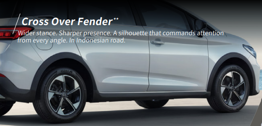 Cross over fender BYD M6 DM