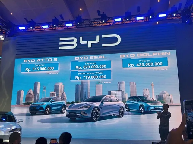 Harga BYD Rilis IIMS 2024